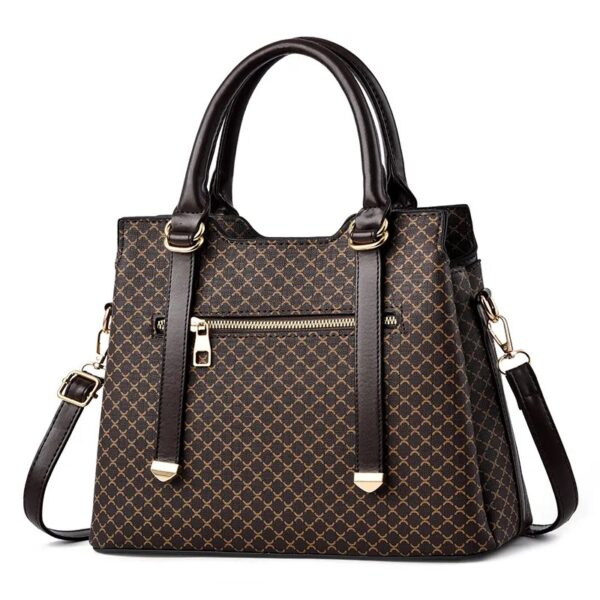 Women'S Large All Seasons Pu Leather Classic Style Handbag - Image 2